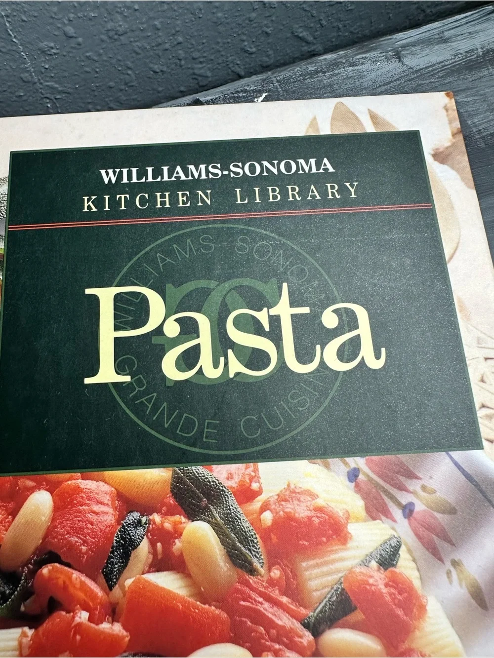 Williams Sonoma kitchen library cookbooks lot of 3 pasta, on the side beans&rice